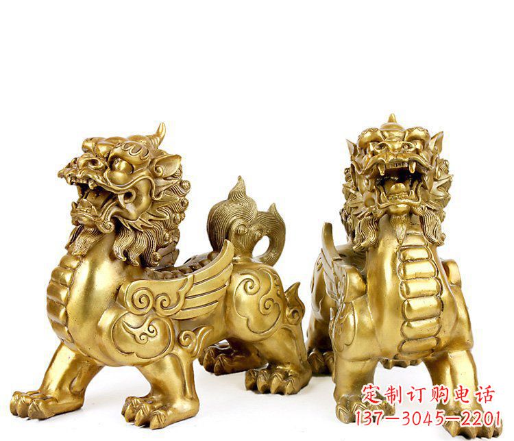 南通精美貔貅铜雕,精致雕塑,来自中领雕塑