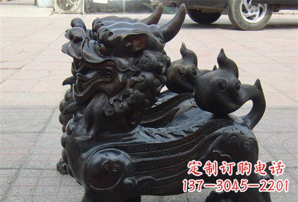 南通貔貅辟邪神兽铜雕