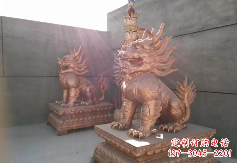 南通麒麟铸铜雕塑222