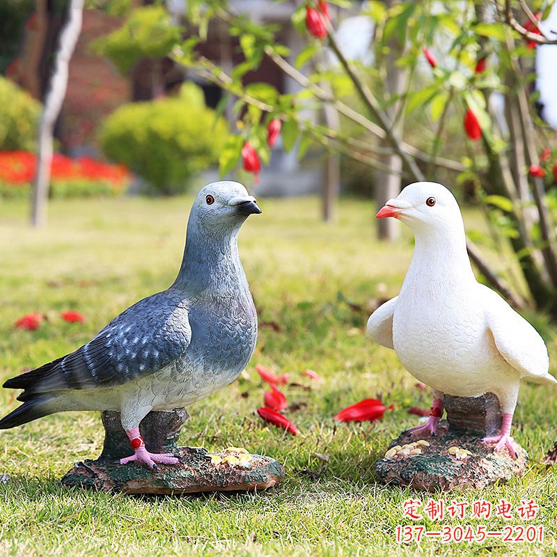 南通秦皇岛和平鸽雕塑：表达和平与友谊的象征