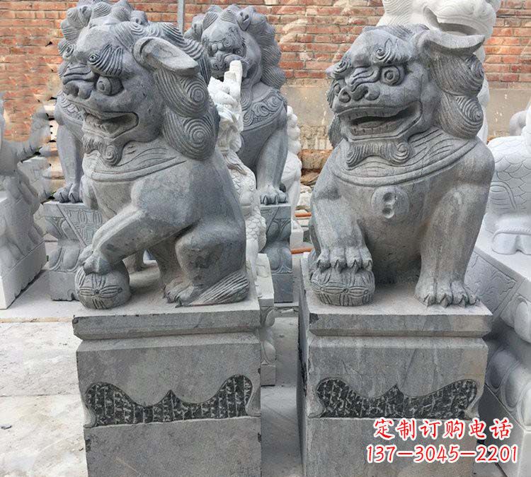 南通青石仿古狮子雕塑