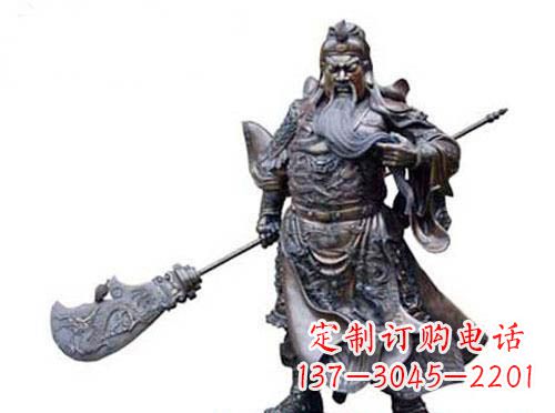 南通关羽青铜雕塑,传承历史的精神