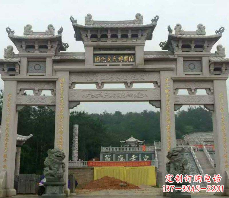 南通中领雕塑：顶级大理石牌坊石雕