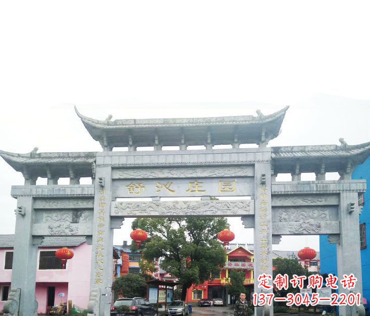 南通石牌坊雕塑——见证时刻的美好记忆