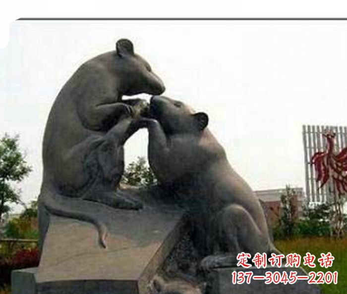 南通精美的老鼠石雕,让你拥有不一样的家居装饰