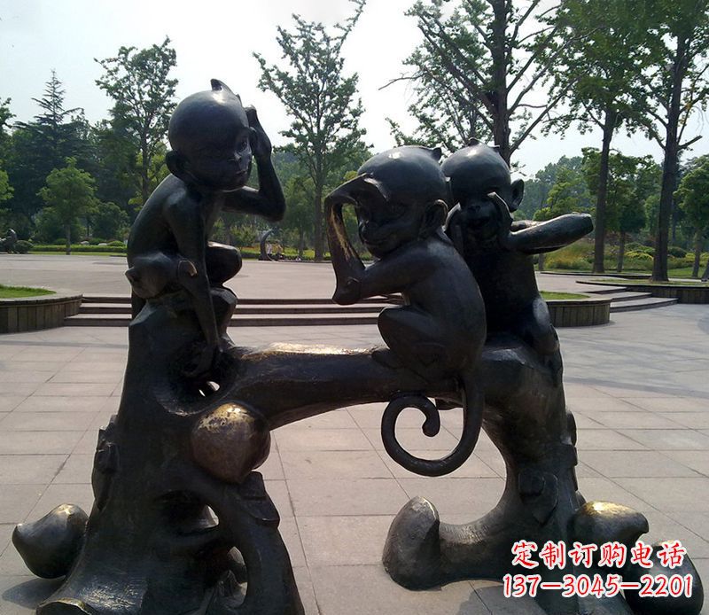 南通十二生肖兽首铜雕