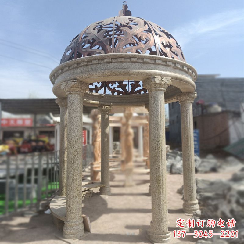 南通中领雕塑提供精美欧式凉亭雕塑定制服务,其…