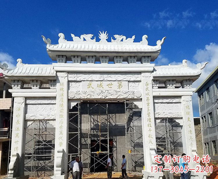 南通石雕牌坊石雕栏杆