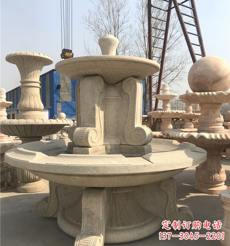 南通石雕喷泉池：定制精美的雕塑水池