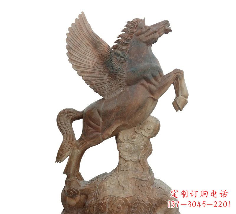 南通石雕祥云飞马