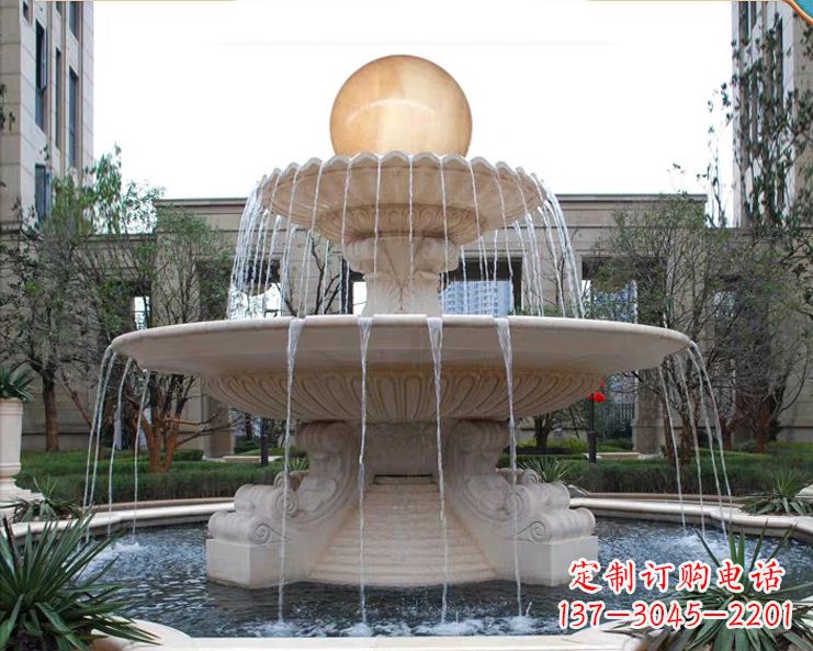 南通石墩喷泉石雕