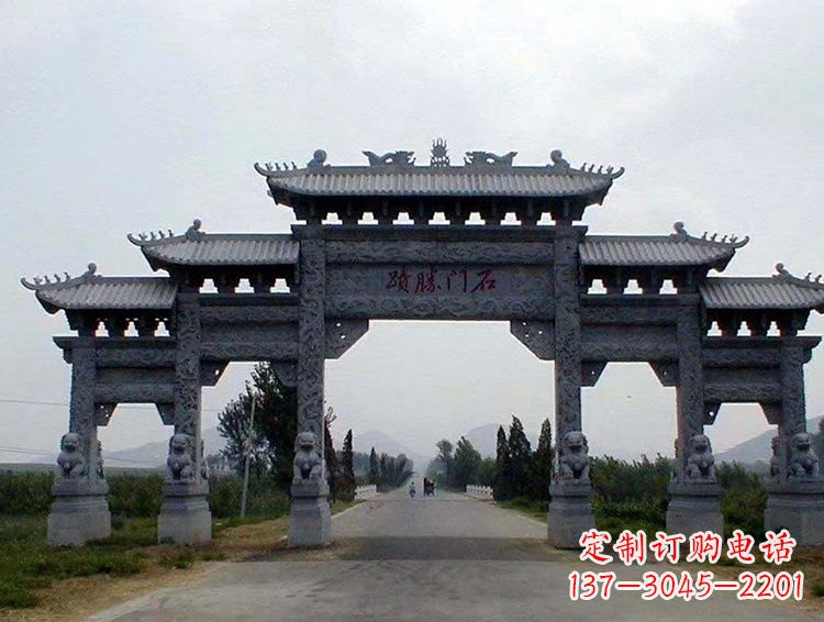 南通石牌坊 斗楼