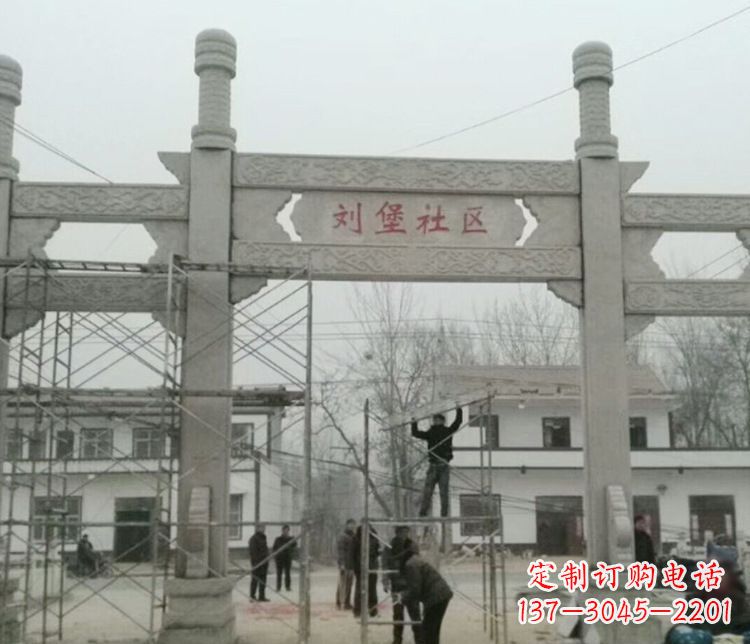 南通石牌坊道路石雕