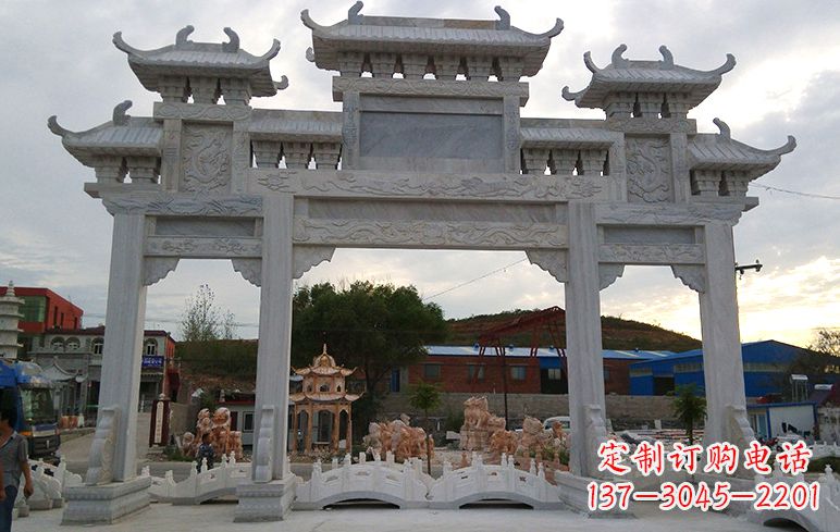 南通石牌坊雕刻