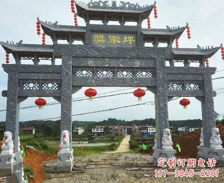 南通石牌坊石雕