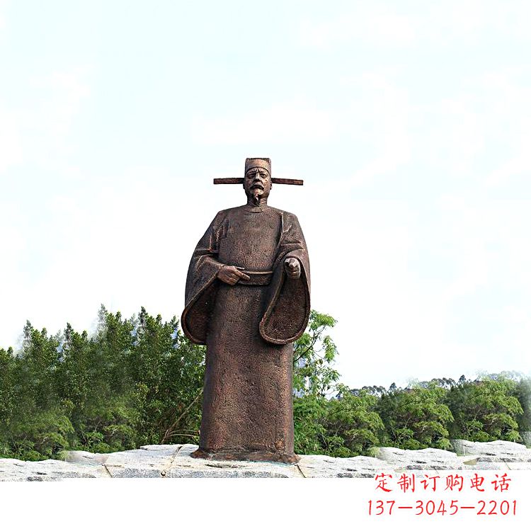 南通世界法医学鼻祖纯铜宋慈公园景区终归历史名人雕像