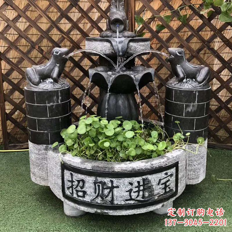 南通双层喷泉石雕