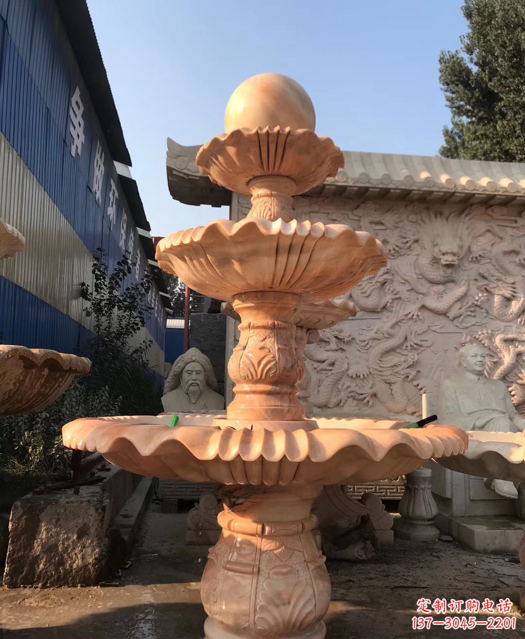 南通水池风水球