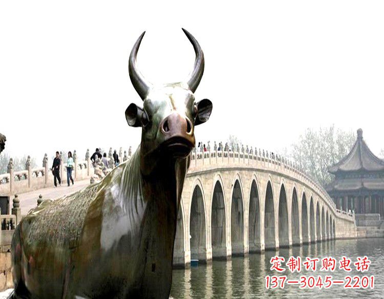 南通水牛铜雕景观