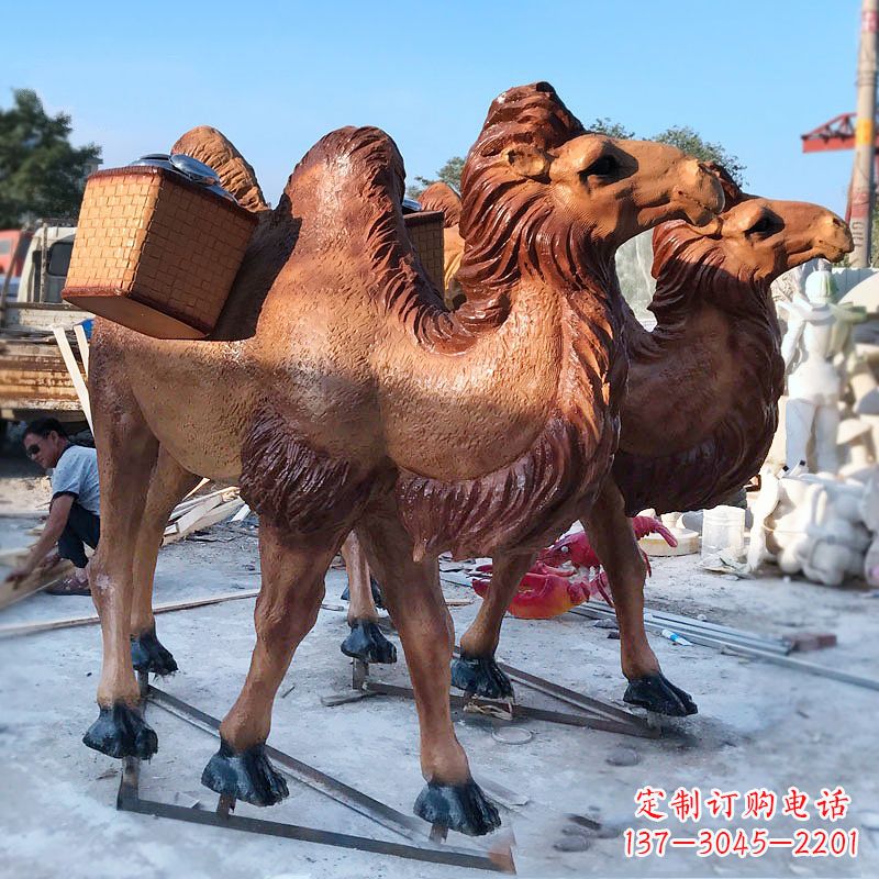 南通丝绸之路仿真骆驼雕塑