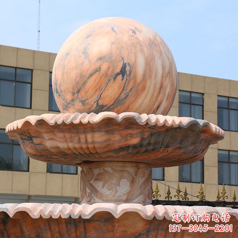 南通四平石材风水球