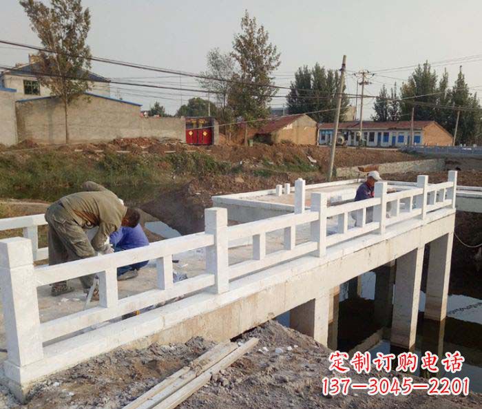 南通寺庙景观汉白玉栏板石雕