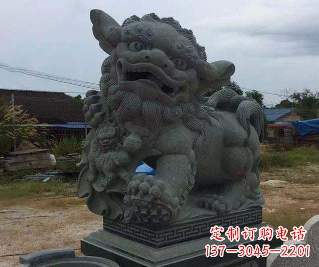 南通寺庙景观南方狮子石雕