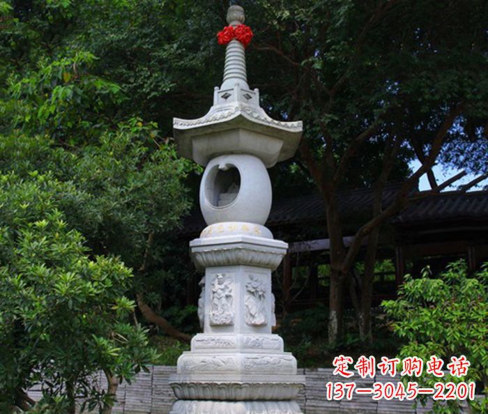 南通寺庙景观舍利塔石雕 (2)