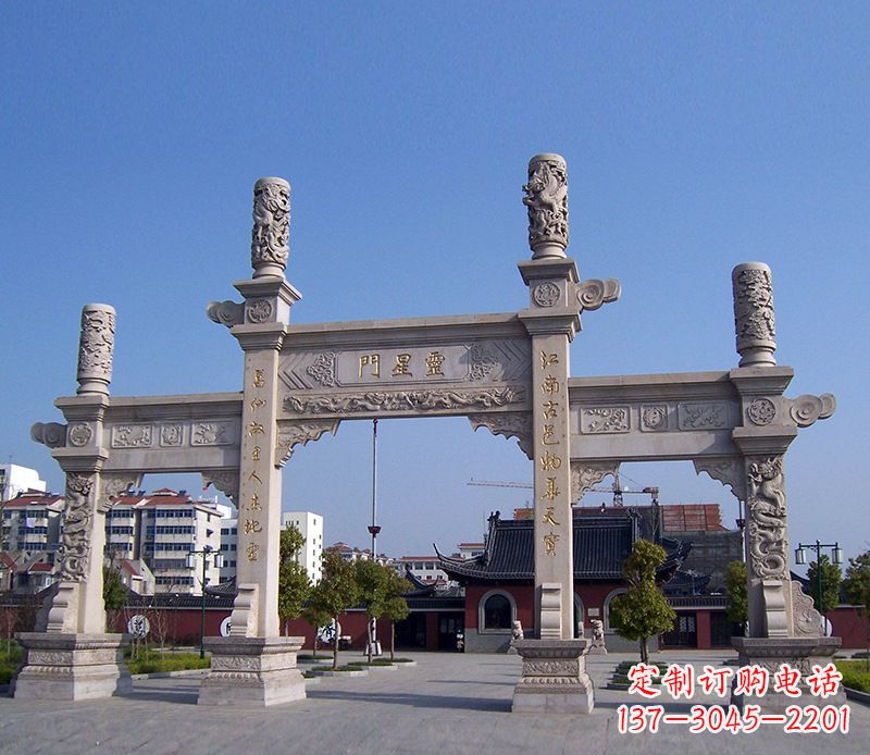 南通寺庙景观石牌坊