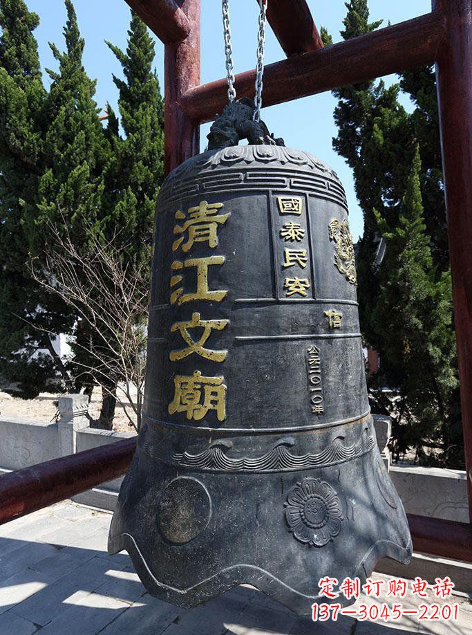 南通寺庙铜钟雕塑 (5)