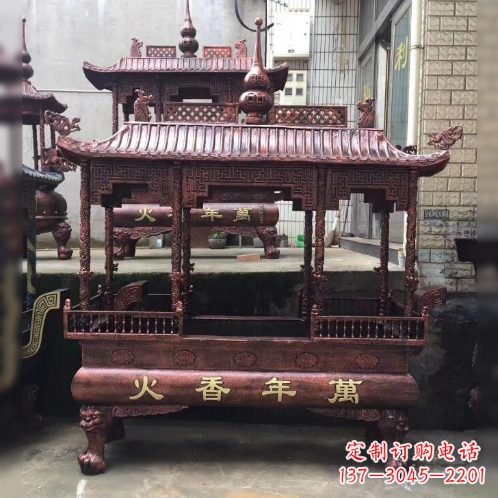 南通寺庙香火香炉雕塑