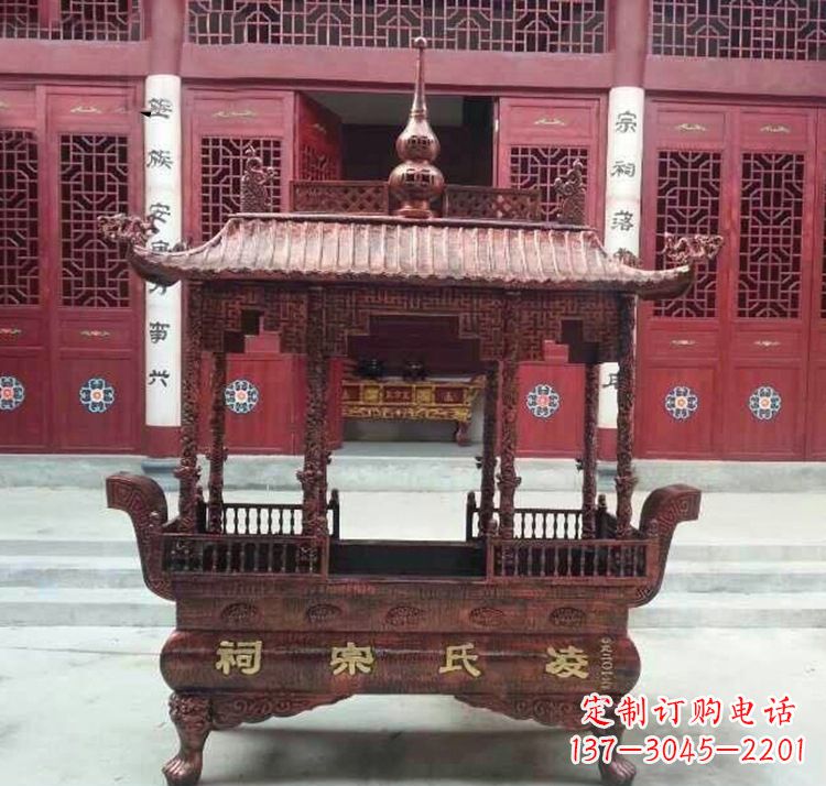 南通寺庙香炉铜雕