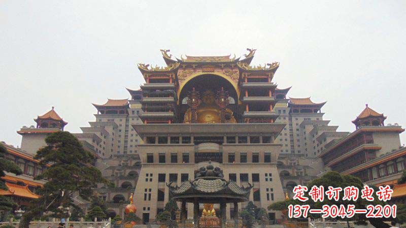 南通寺庙圆香炉铜雕