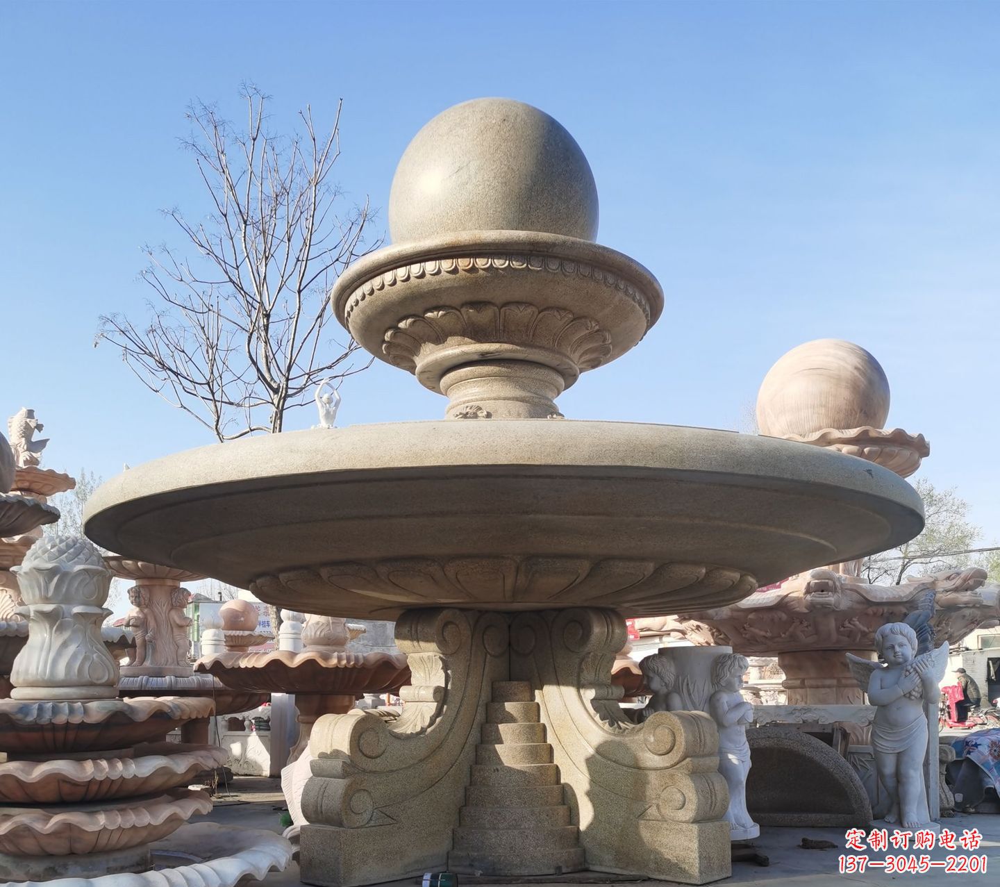 南通松香玉大理石风水球