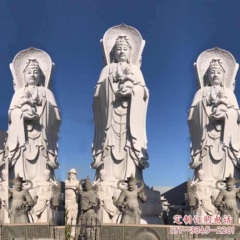 南通送子观音大型石雕塑