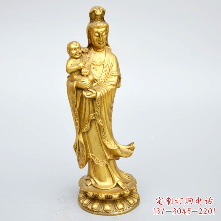 南通送子观音铜雕