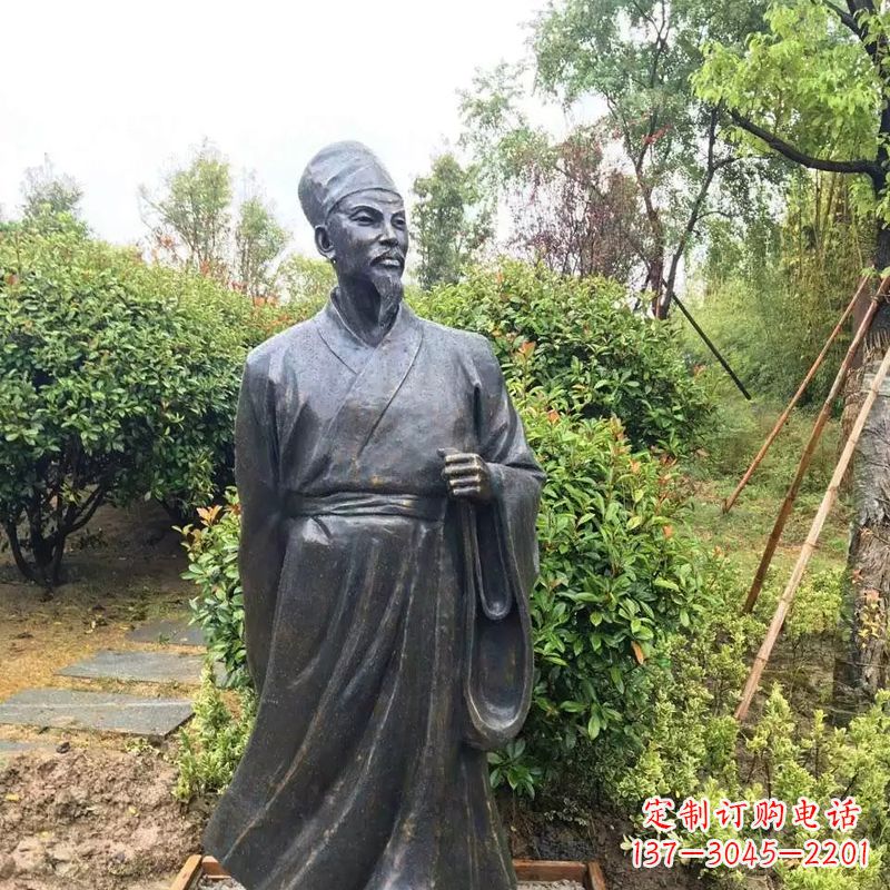 南通苏东坡铸铜历史文化名人雕像