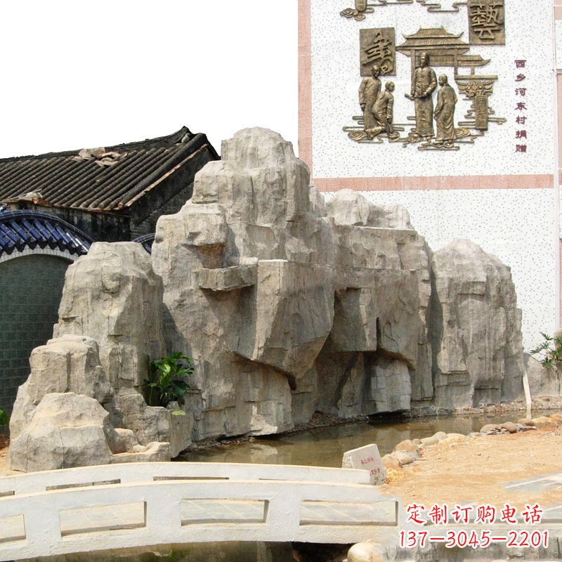 南通塑石假山雕塑