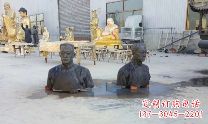 南通陶行知半身像铜雕