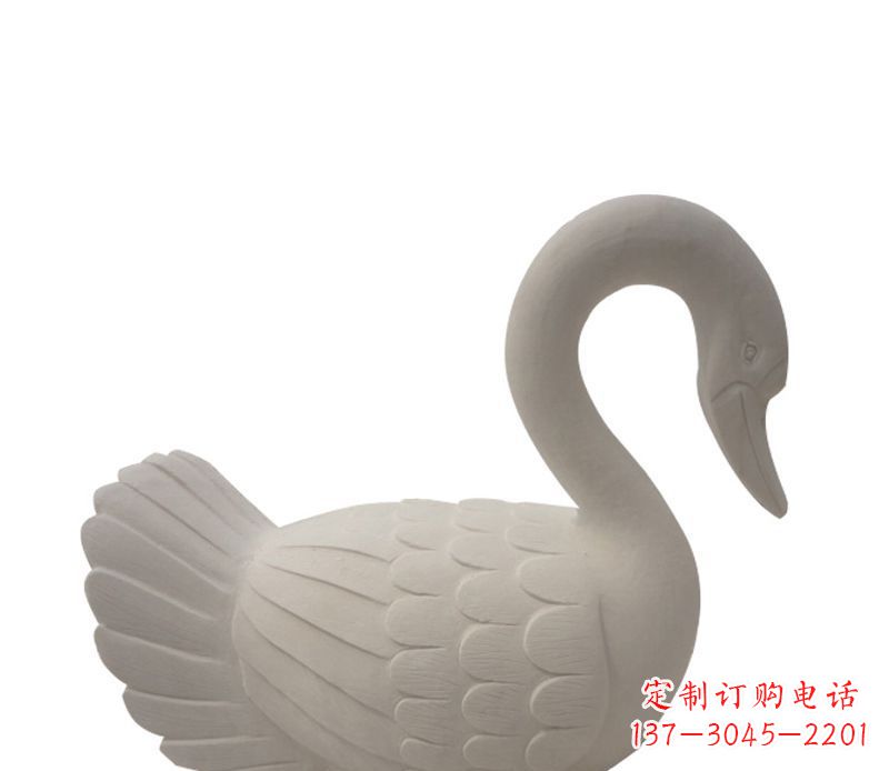 南通天鹅俯身广场景观石雕
