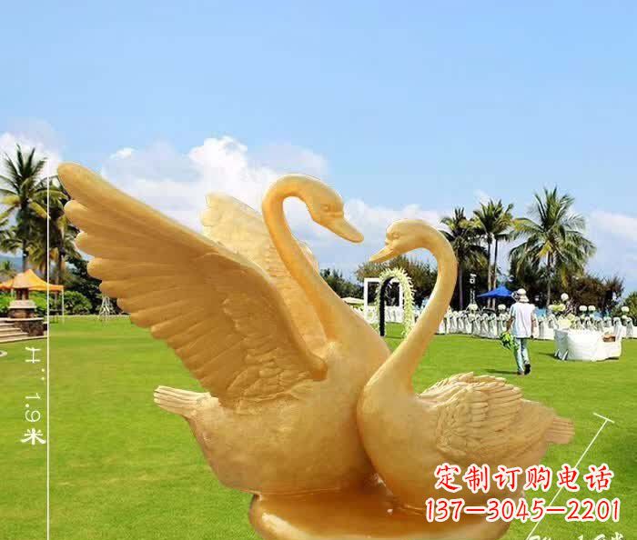 南通天鹅铜雕