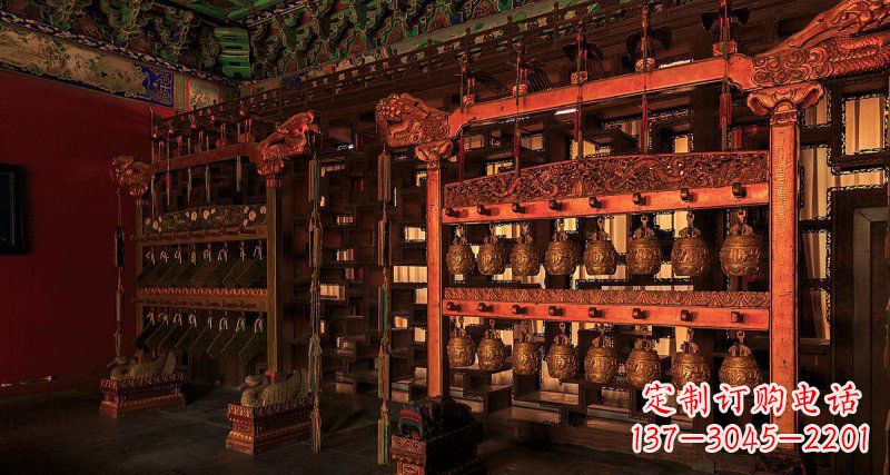 南通铜编钟古代乐器铜雕