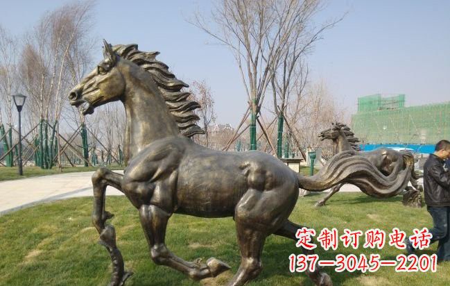 南通铜雕奔马