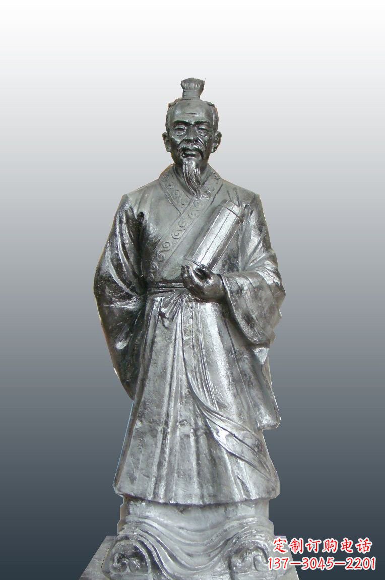 南通铜雕扁鹊古代名医雕塑