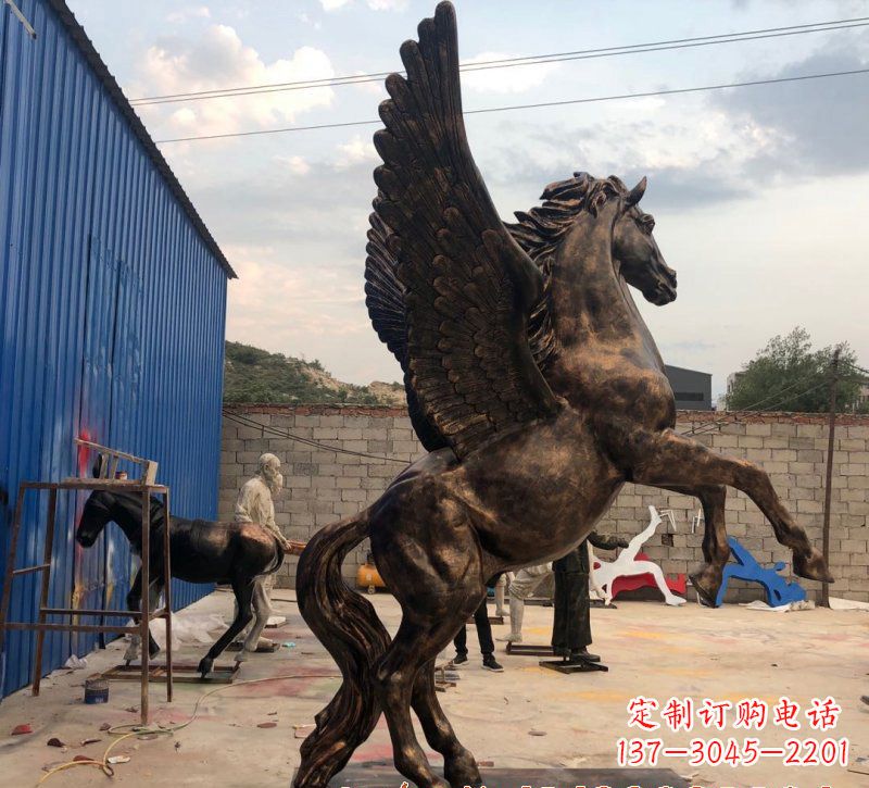 南通铜雕飞马雕塑