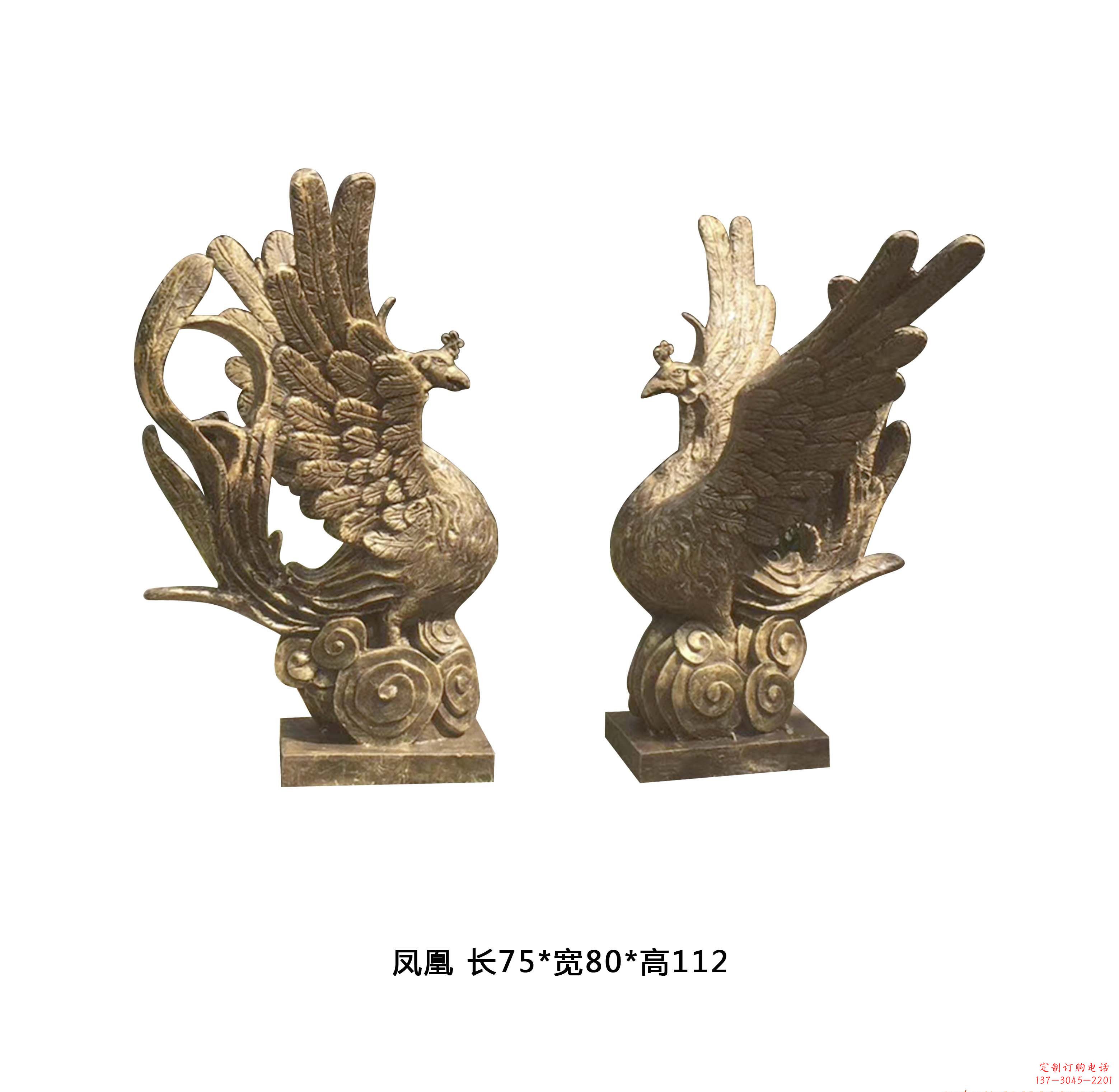 南通铜雕凤凰雕塑