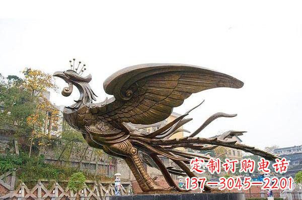 南通铜雕凤凰