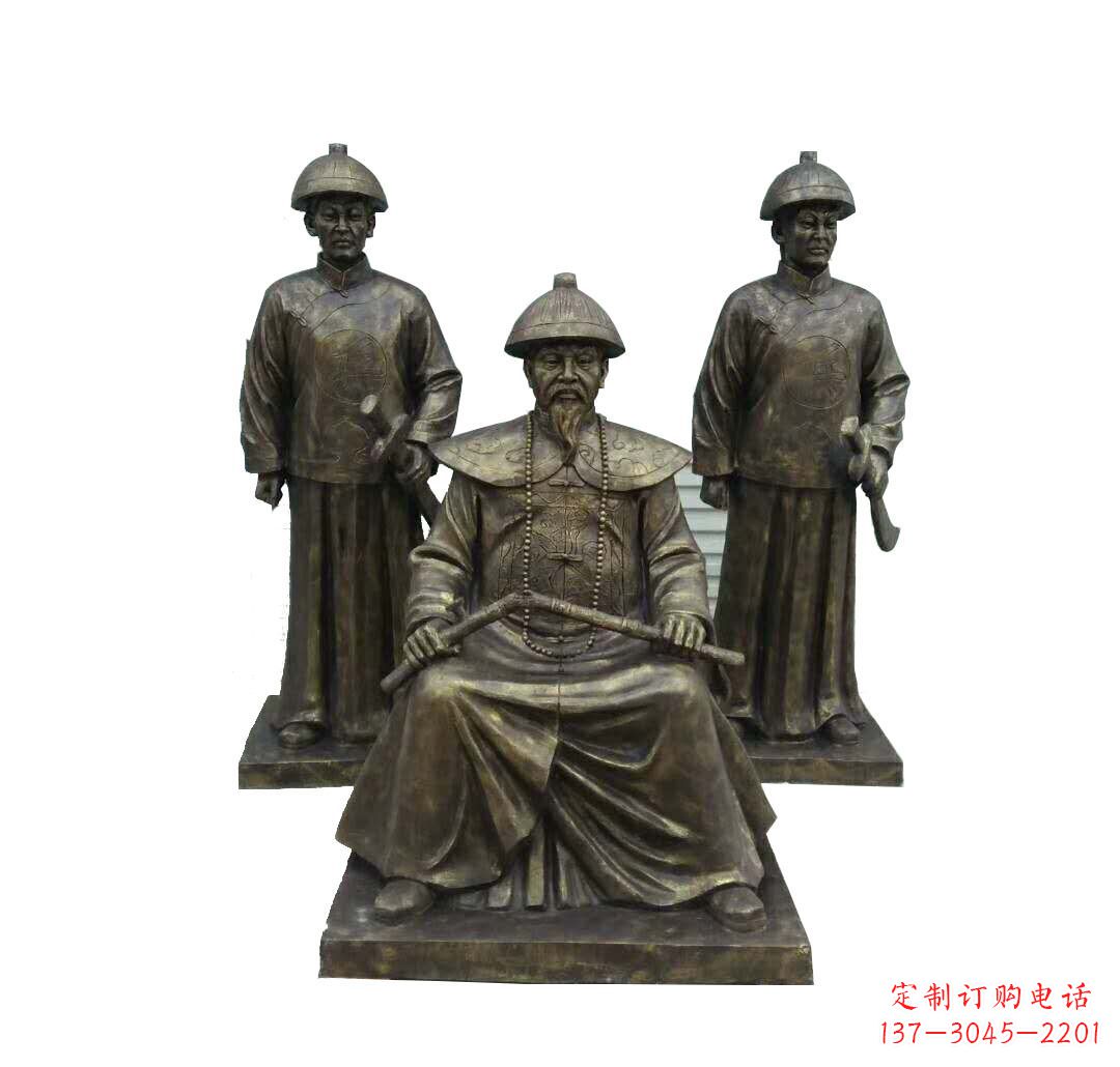 南通铜雕古代名人林则徐