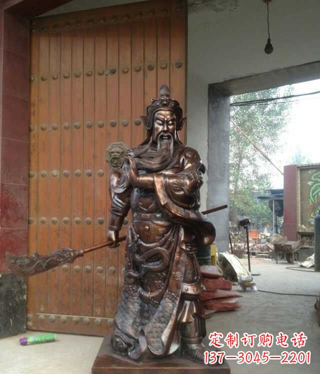 南通铜雕关公像