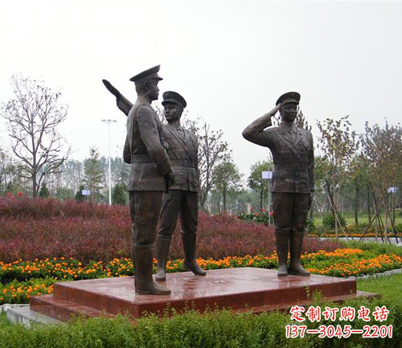 南通铜雕警察铜雕